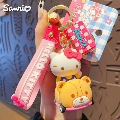 Sanrio small car keychain