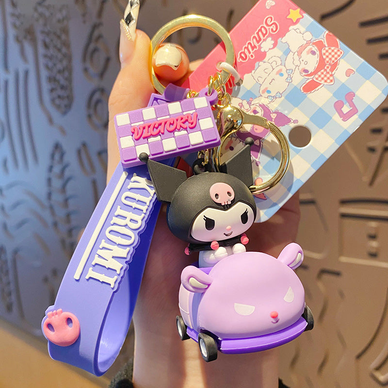 Sanrio small car keychain