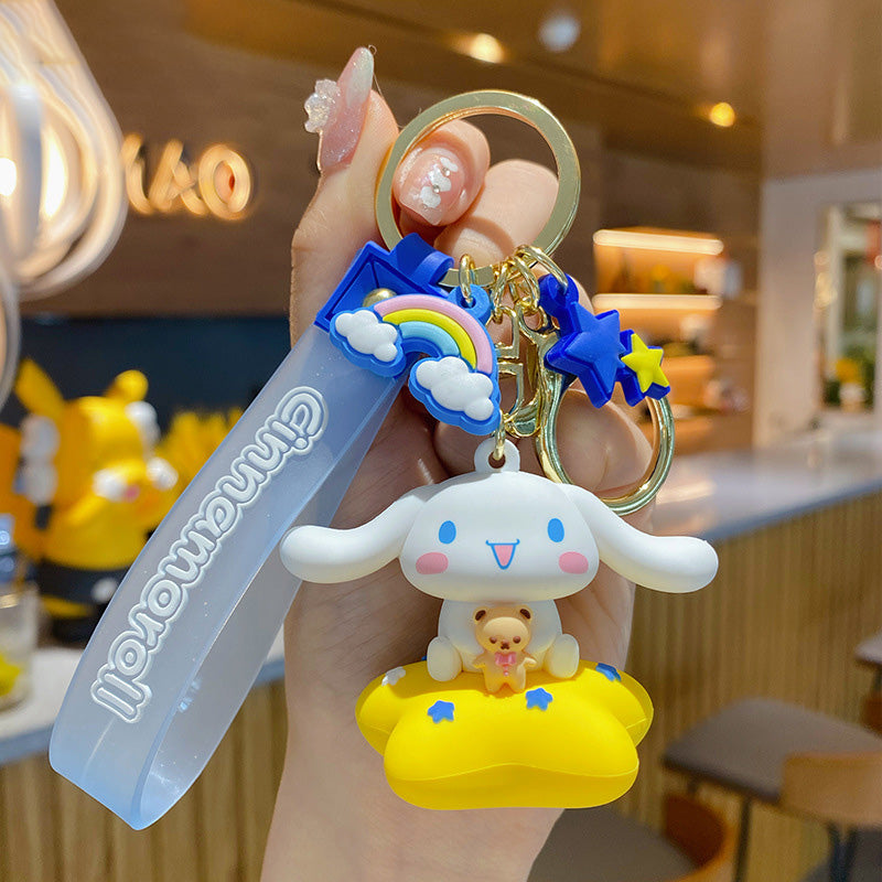 Sanrio Cinnamoroll Rocket Astronaut Keychain