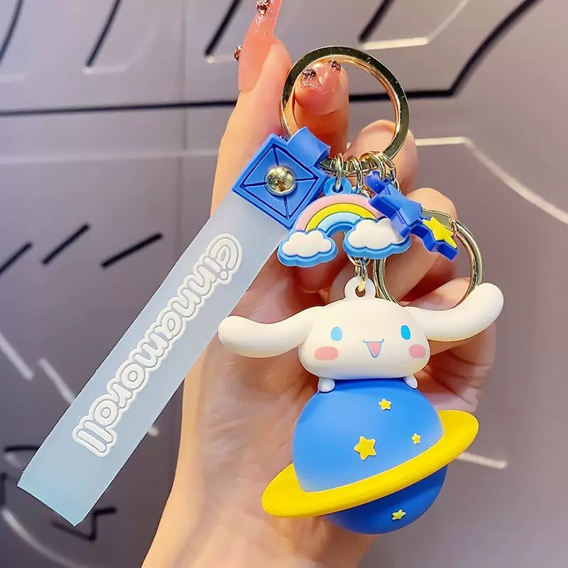 Sanrio Cinnamoroll Rocket Astronaut Keychain
