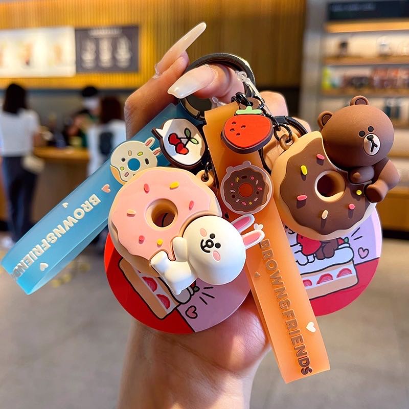 LINE FRIENDS Brown Cony keychain