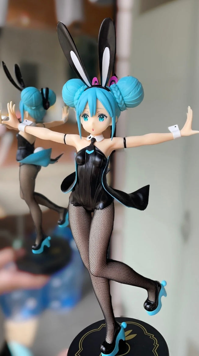 Vocaloid Hatsune Miku BiCute Bunnies Black ver. figure FuRyu