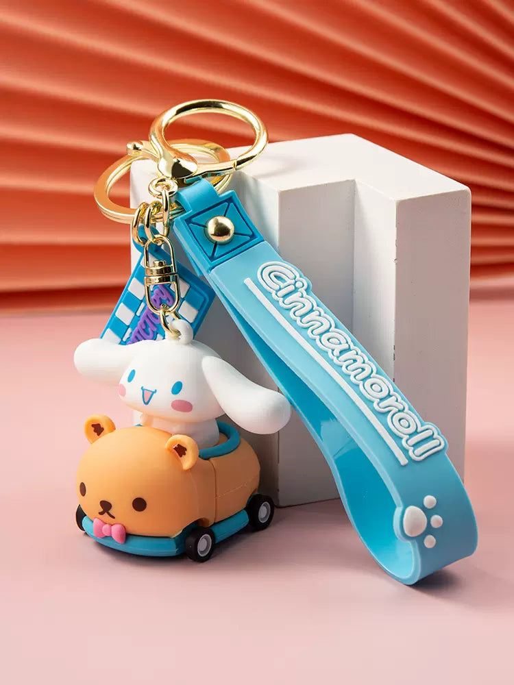 Sanrio small car keychain
