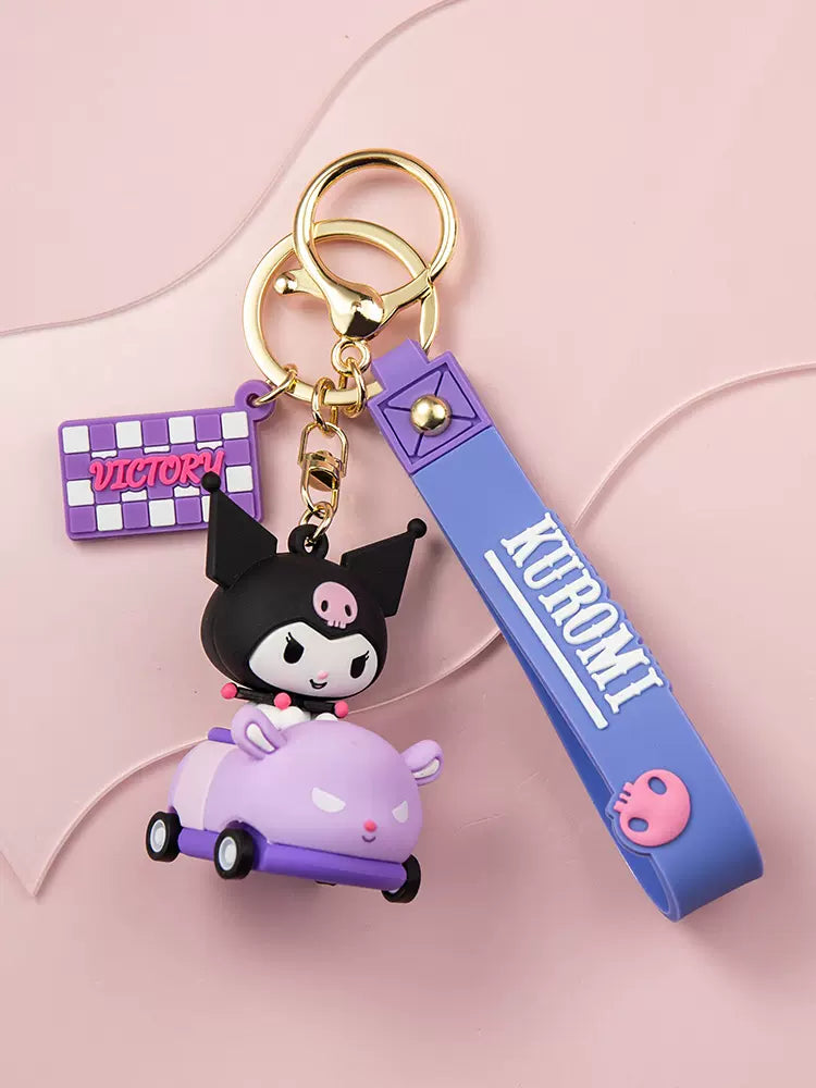 Sanrio small car keychain