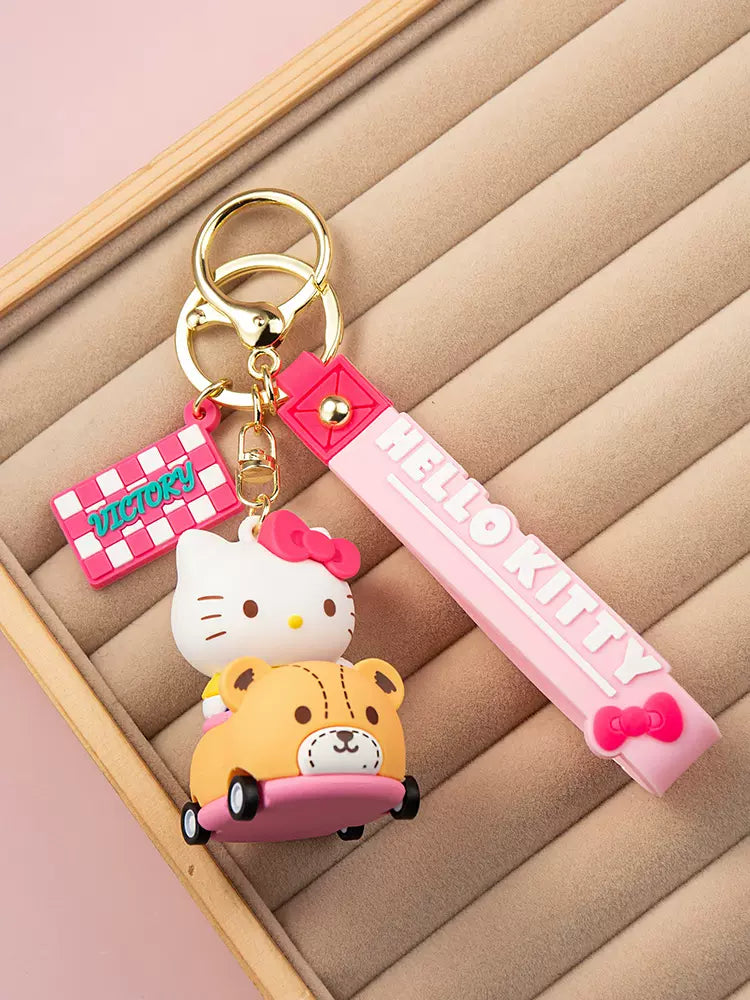 Sanrio small car keychain