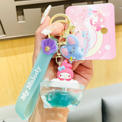Sanrio bubble bath series cute keychains